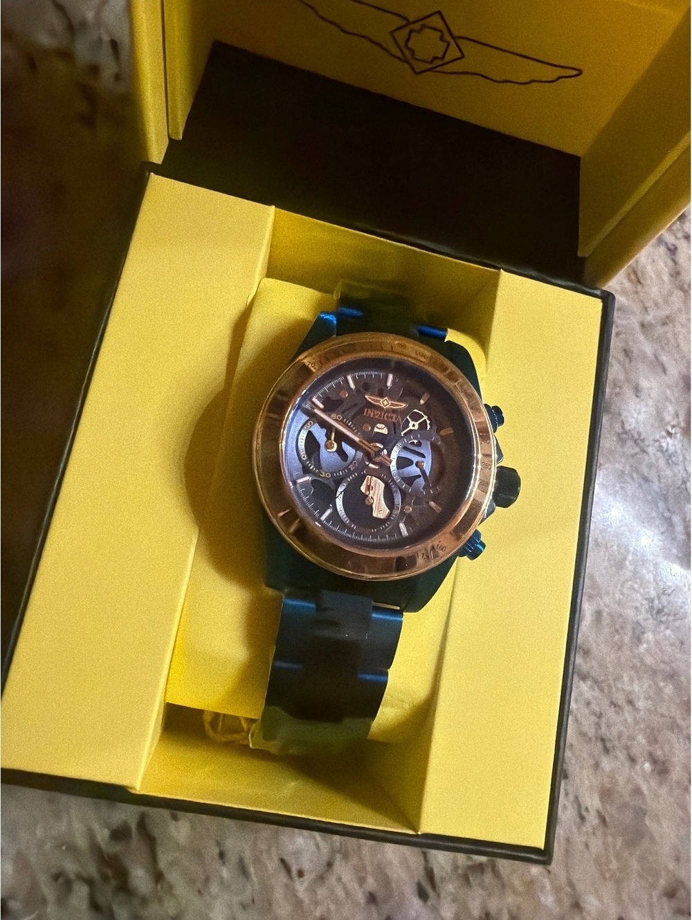 INVICTA SPEEDWAY STRATACORE 40mm MENS WATCH -BLUE